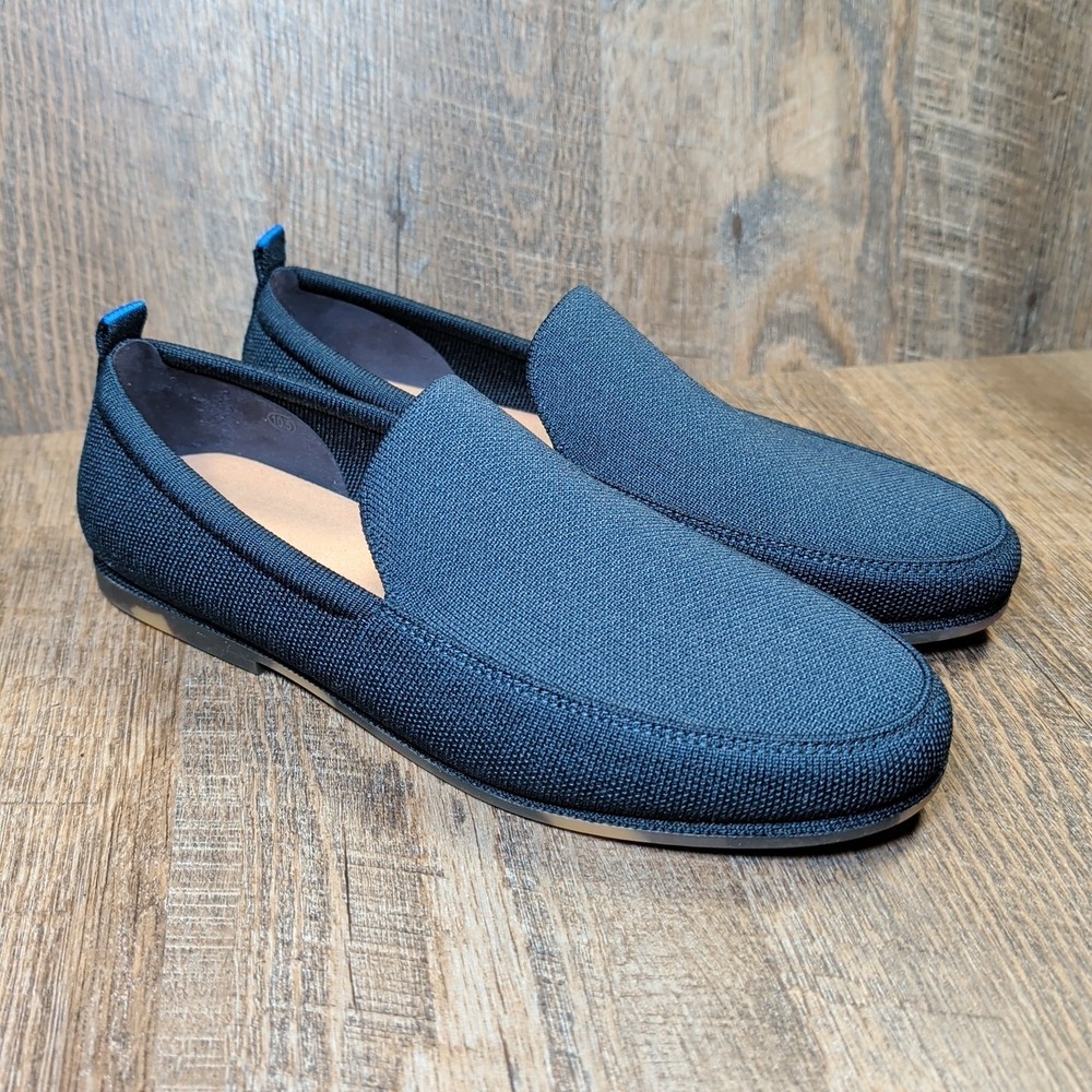 Men's Navy Slip-On Loafers